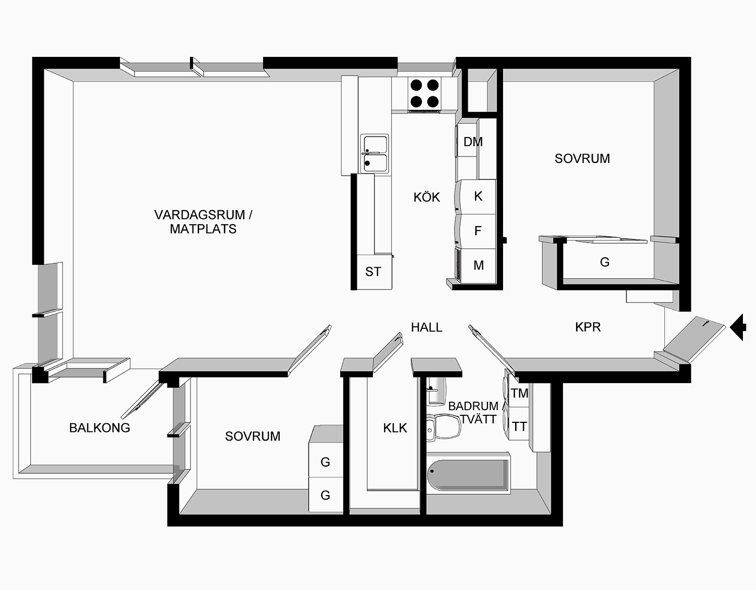 3DFloorplans - Home garden