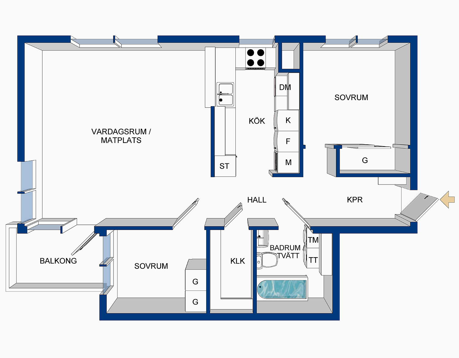 3DFloorplans - Home poolhouse